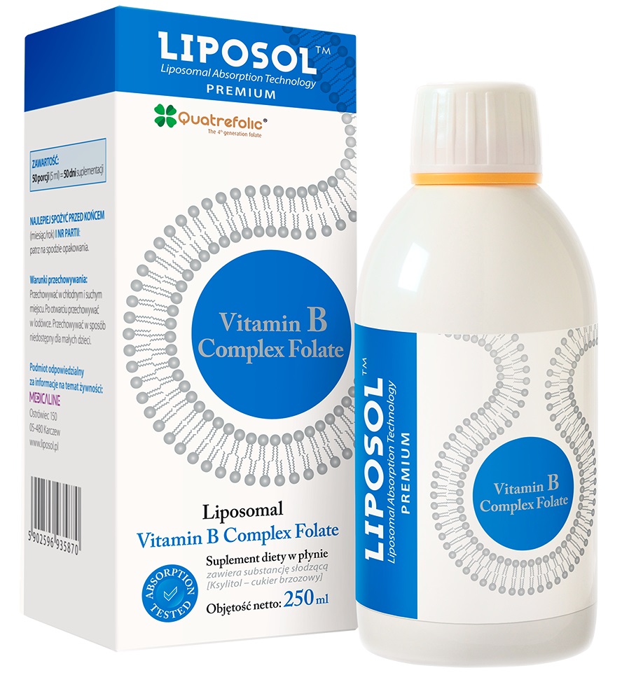 MEDICALINE Liposol Liposomalna Witamina B Complex 250 ml