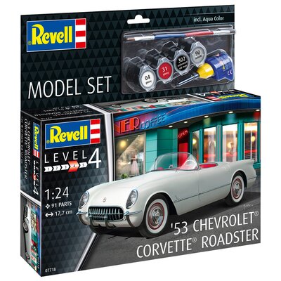 Model do sklejania Revell 67718 1:24 Chevrolet Corvette Roadster 1953