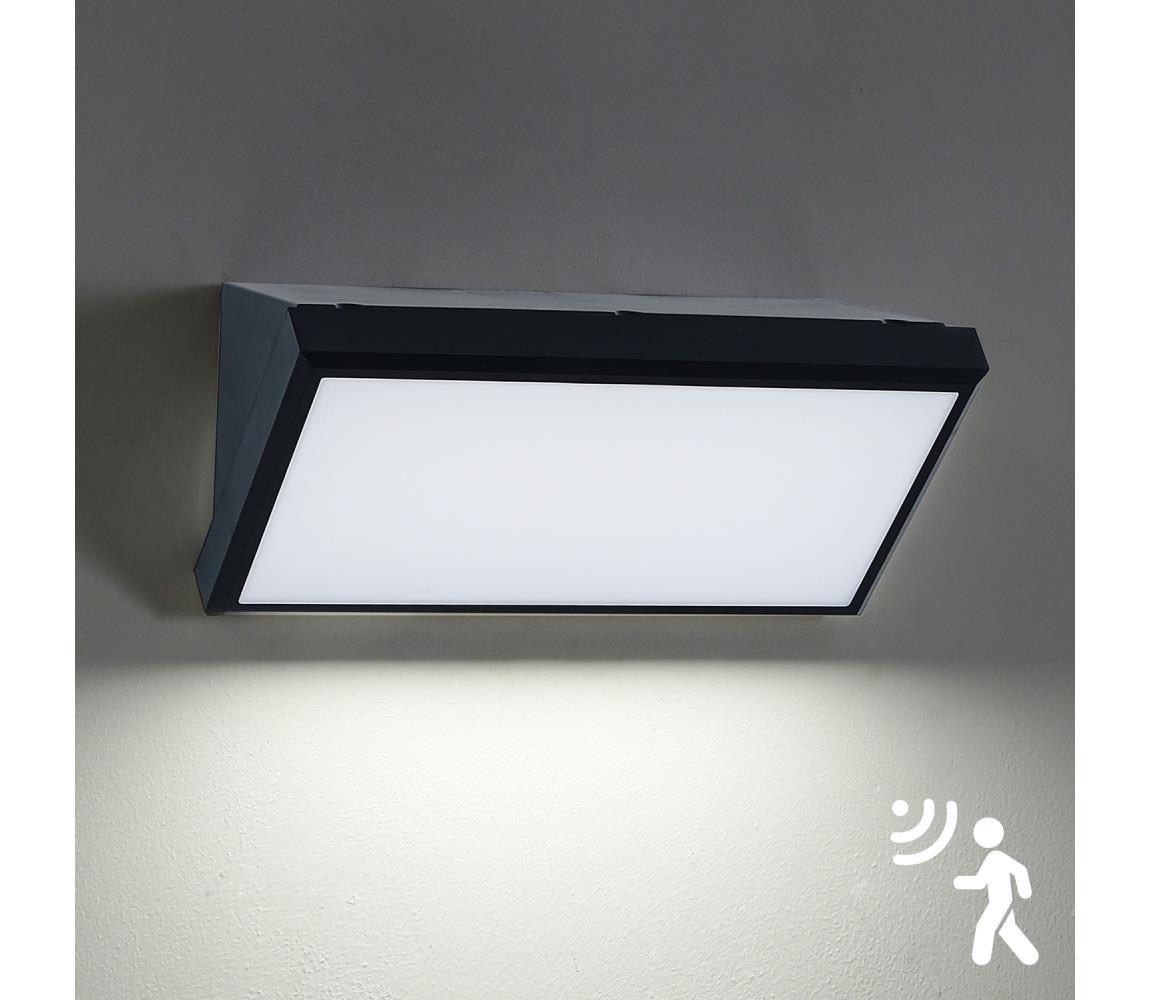 Brilagi - LED Kinkiet zewnętrzny z czujnikiem TRIANGLE LED/20W/230V IP65