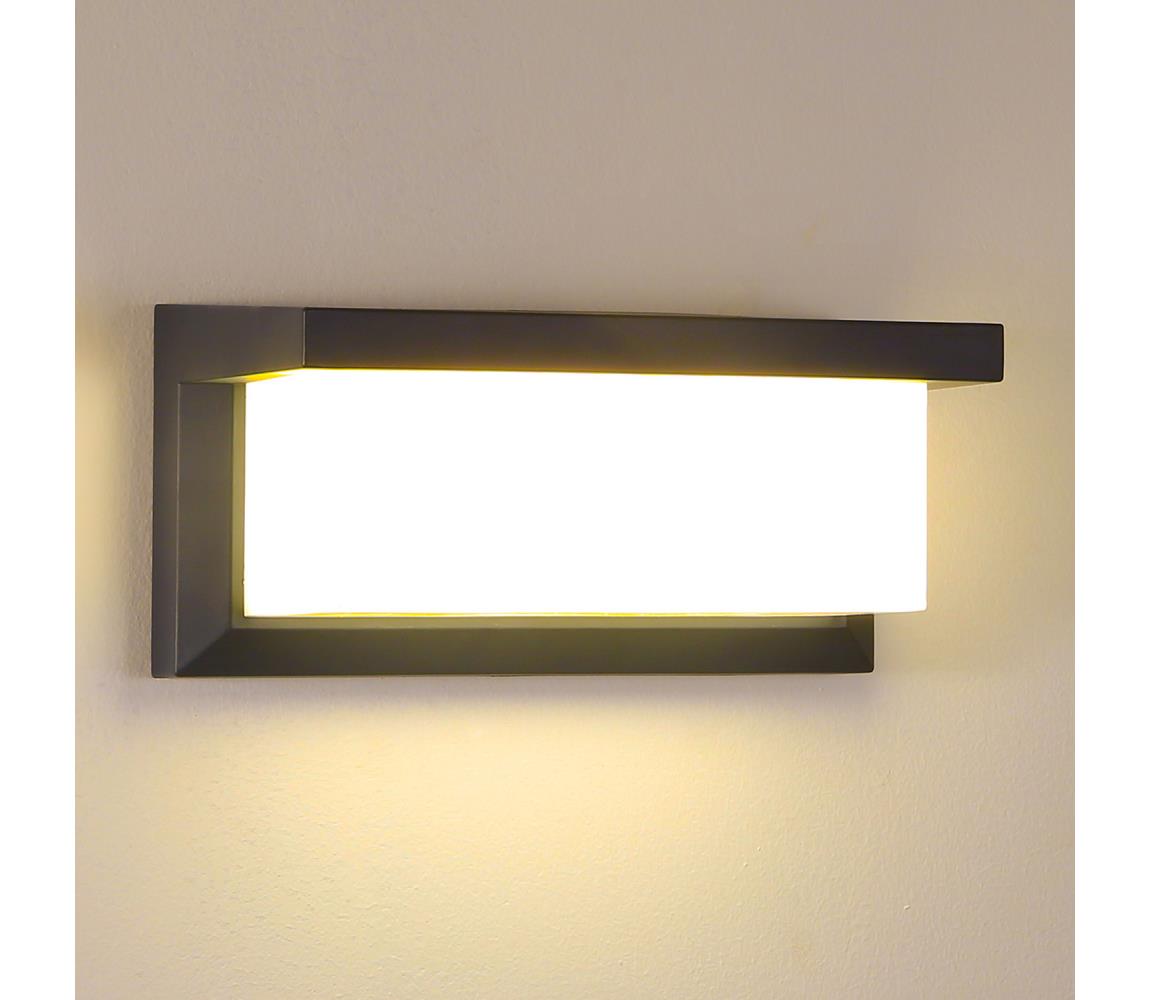 Brilagi - Kinkiet zewnętrzny BRICKY 1xE27/60W/230V antracyt IP54