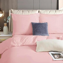 Spod Igły I Nitki Pościel satynowa 220x200 pudrowa różowa jednobarwna I24