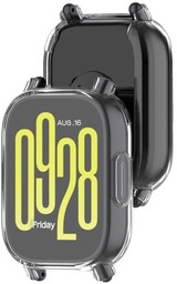 Bizon Etui z osłoną ekranu Case Watch Felipe do Xiaomi Redmi Watch 5 Lite, przeźroczyste