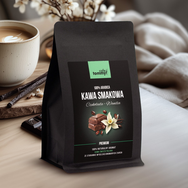 Kawa smakowa Naturalna Czekolada-Wanilia ziarnista