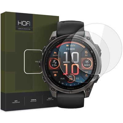 Szkło hartowane Hofi Glass Pro+ 2-Pack do Garmin Fenix 8 (47 mm) Clear