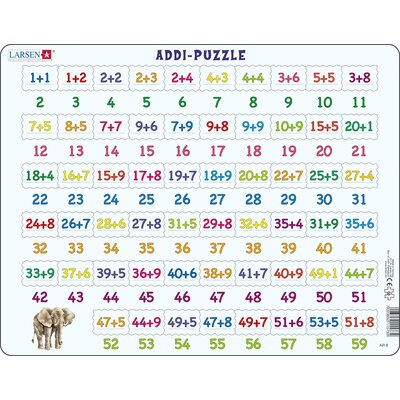 Larsen larsen Addi-puzzle addition zadań 58 częściowy