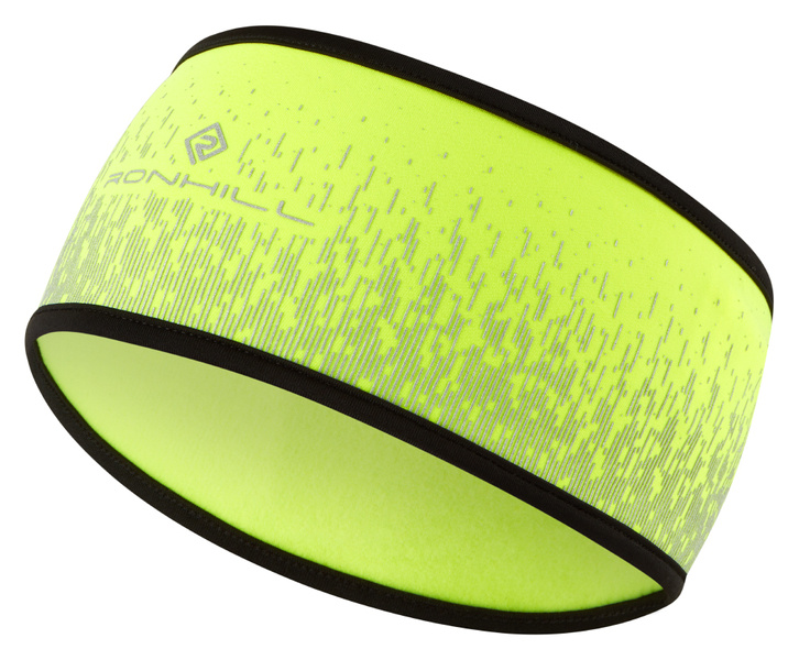 RONHILL Opaska na głowę REFLECT HEADBAND yellow/reflect