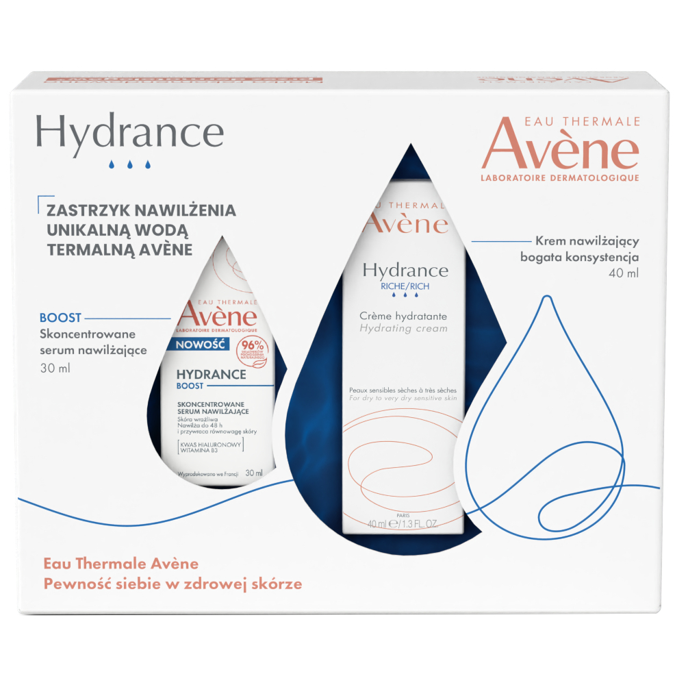 Avene Hydrance Zestaw intensywnie nawilżających dermokosmetyków
