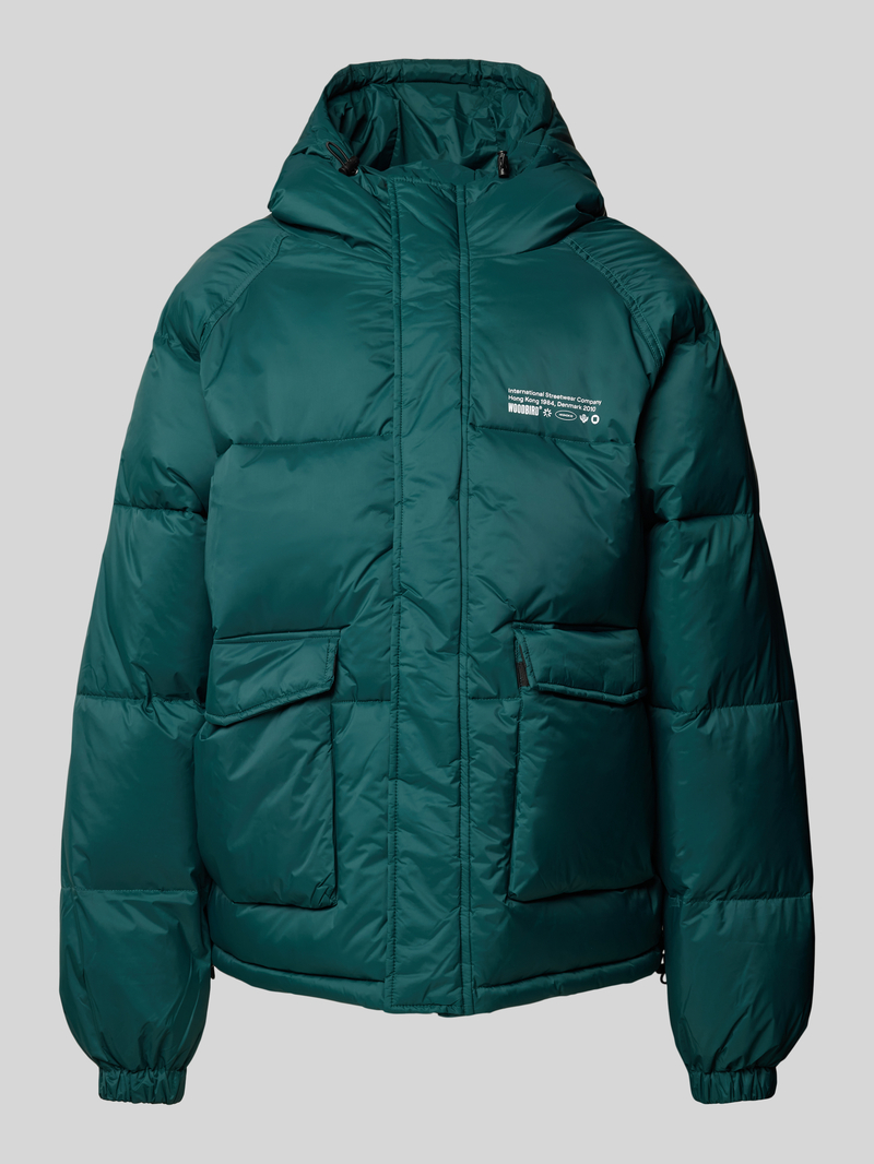 Kurtka pikowana z nadrukiem z logo model ‘ZUMO’