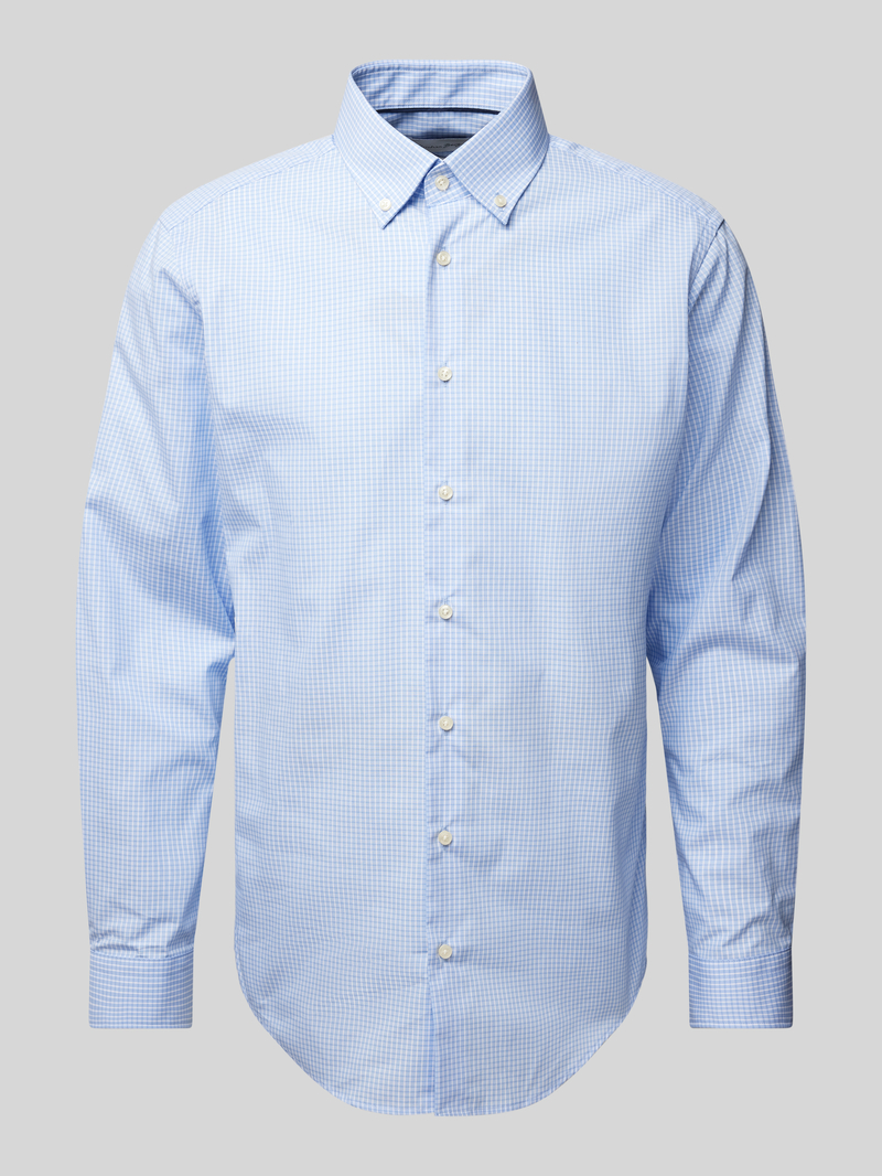 Koszula biznesowa o kroju regular fit z kołnierzykiem typu button down