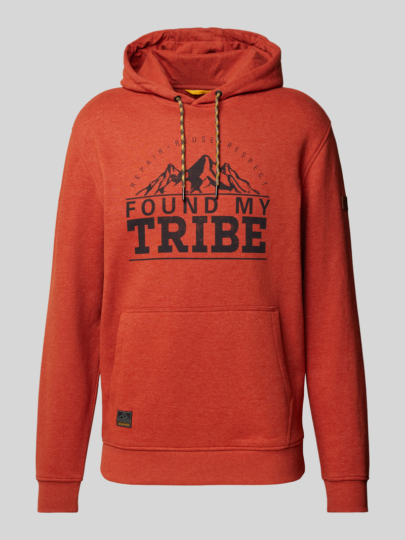 Bluza z kapturem i naszywką z logo