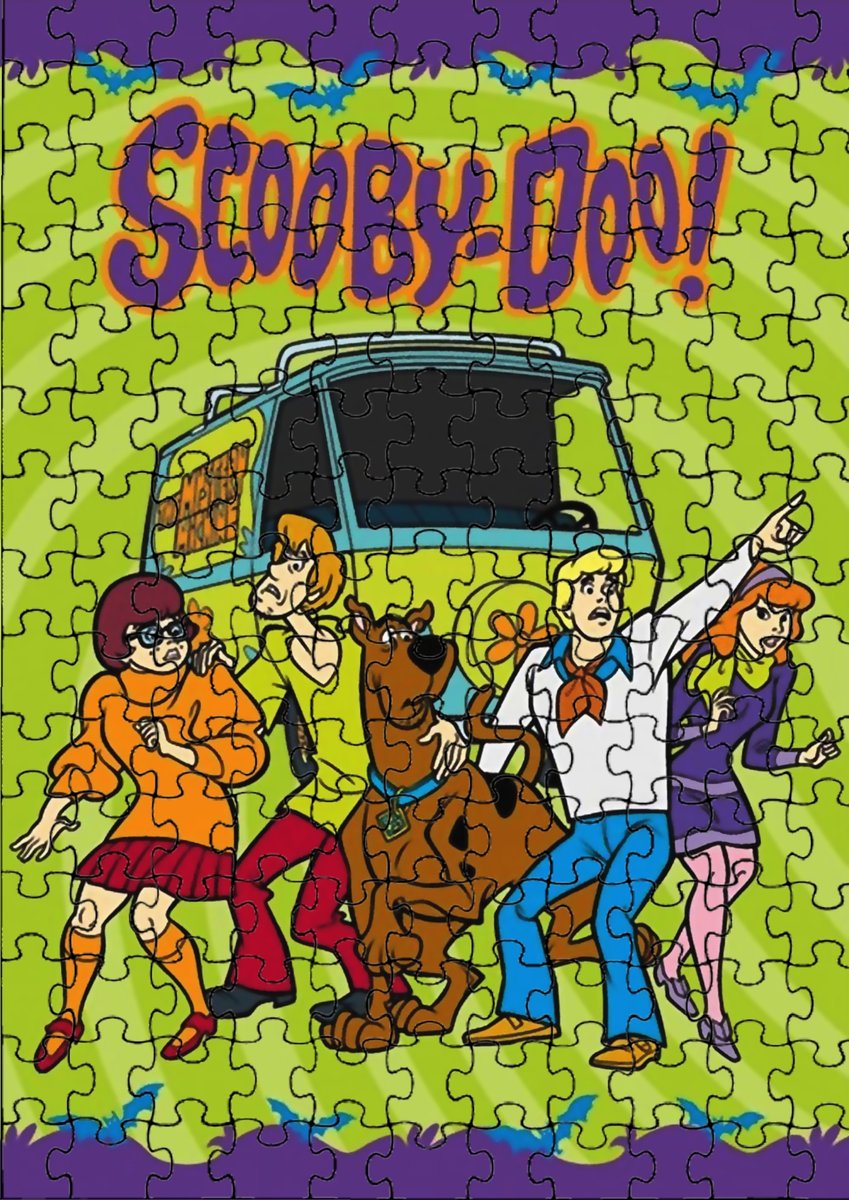 Puzzle Układanka 110 el : Scooby Doo + Woreczek Z Nadrukiem