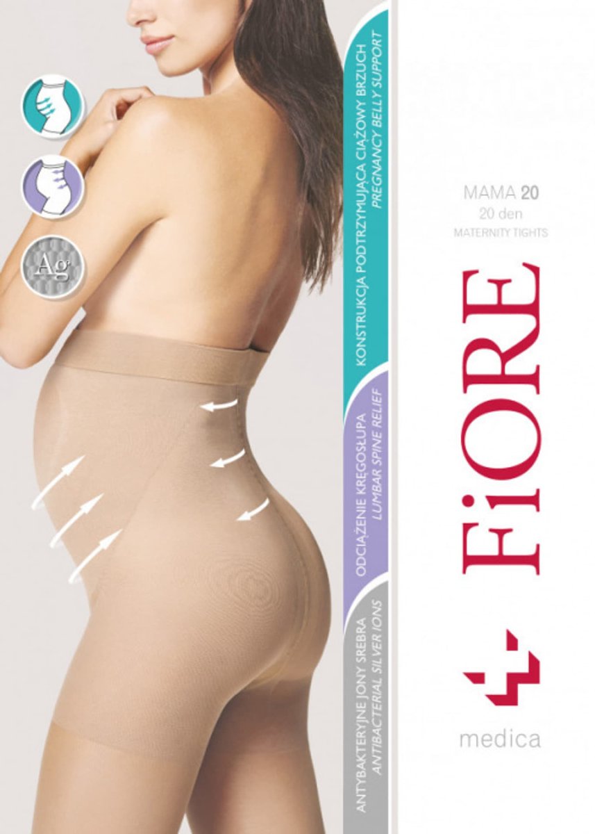 Rajstopy Mama 20 M5208 Light Natural (Rozmiar 3)