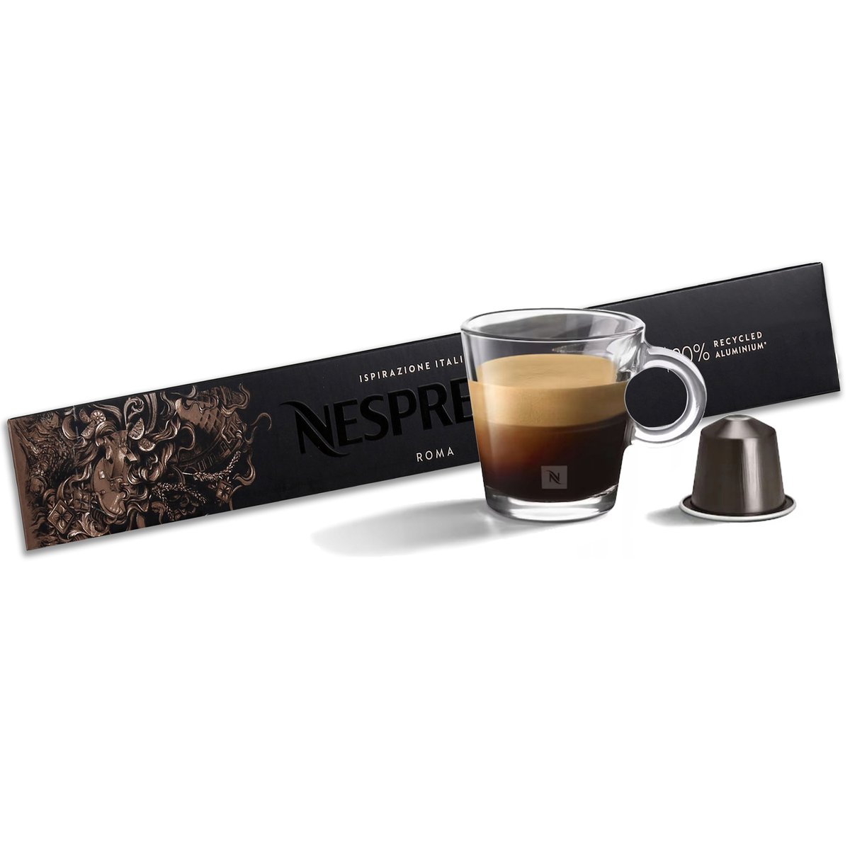 Kawa w kapsułkach o smaku ISPIRAZIONE ROMA NESPRESSO 10 kapsułek