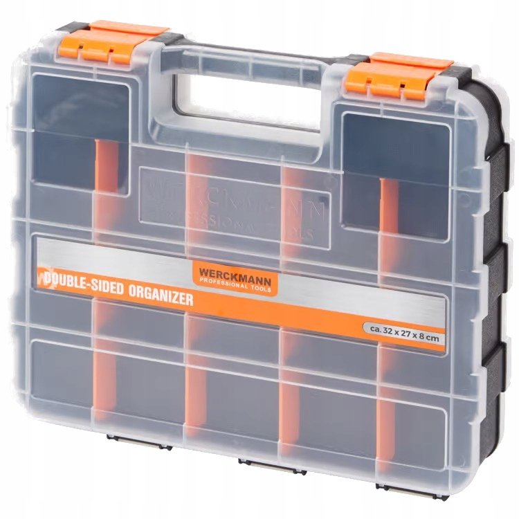 Organizer box do przechowywania DWUSTRONNY WERCKMANN REGULOWANE PRZEGRODY 15