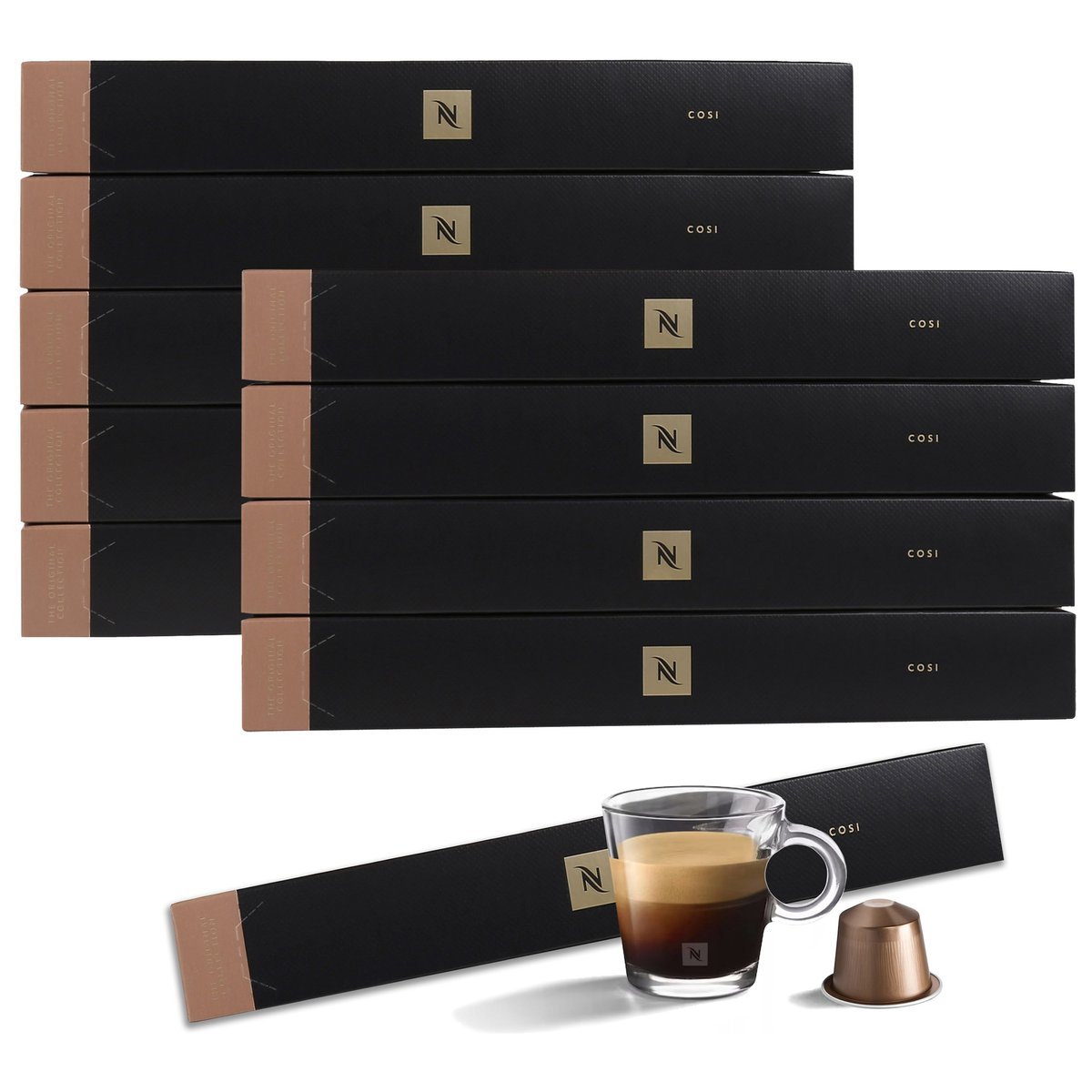 Kawa w kapsułkach o smaku Cosi NESPRESSO 100 kapsułek