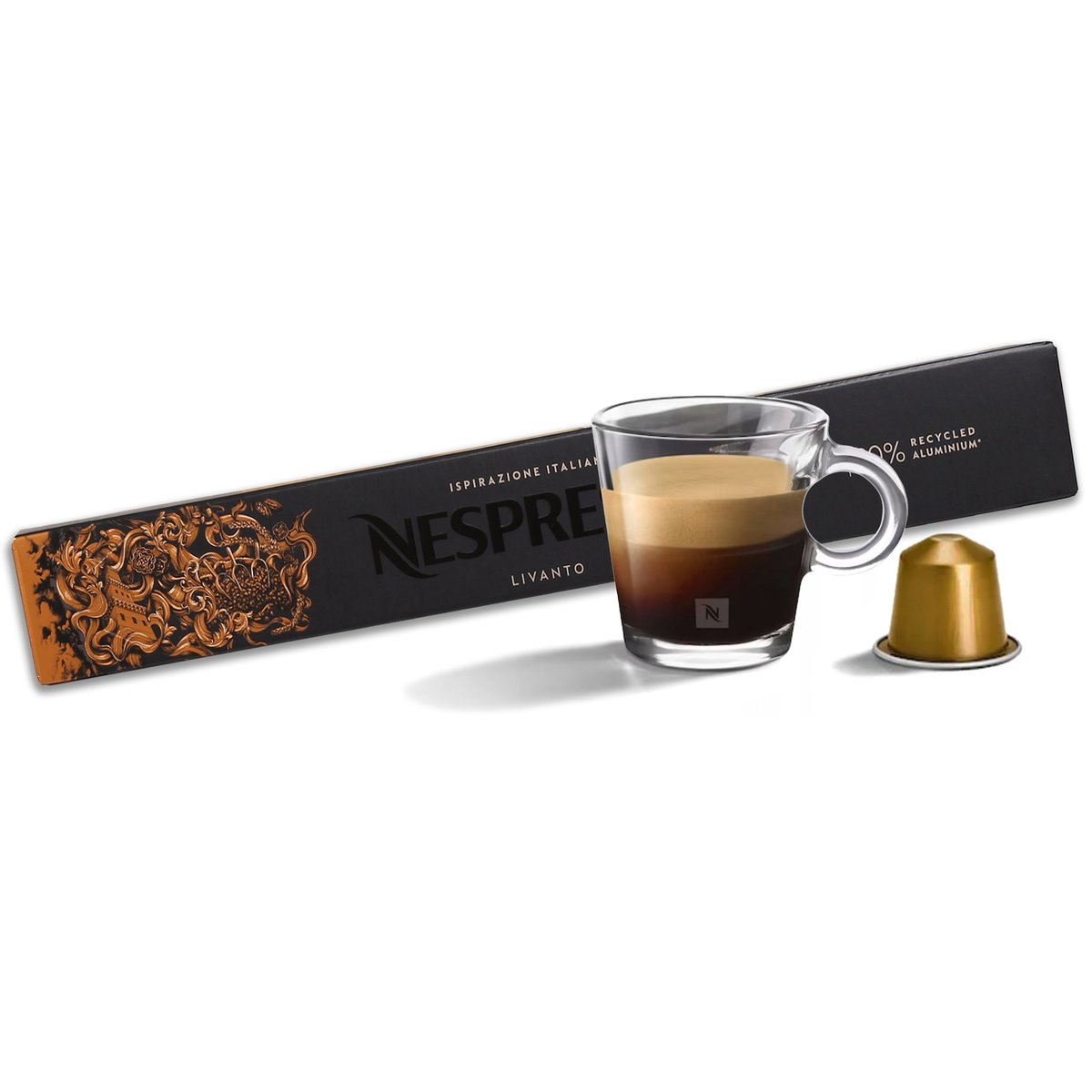 Kawa w kapsułkach o smaku ISPIRAZIONE GENOVA LIVANTO NESPRESSO 10 kapsułek