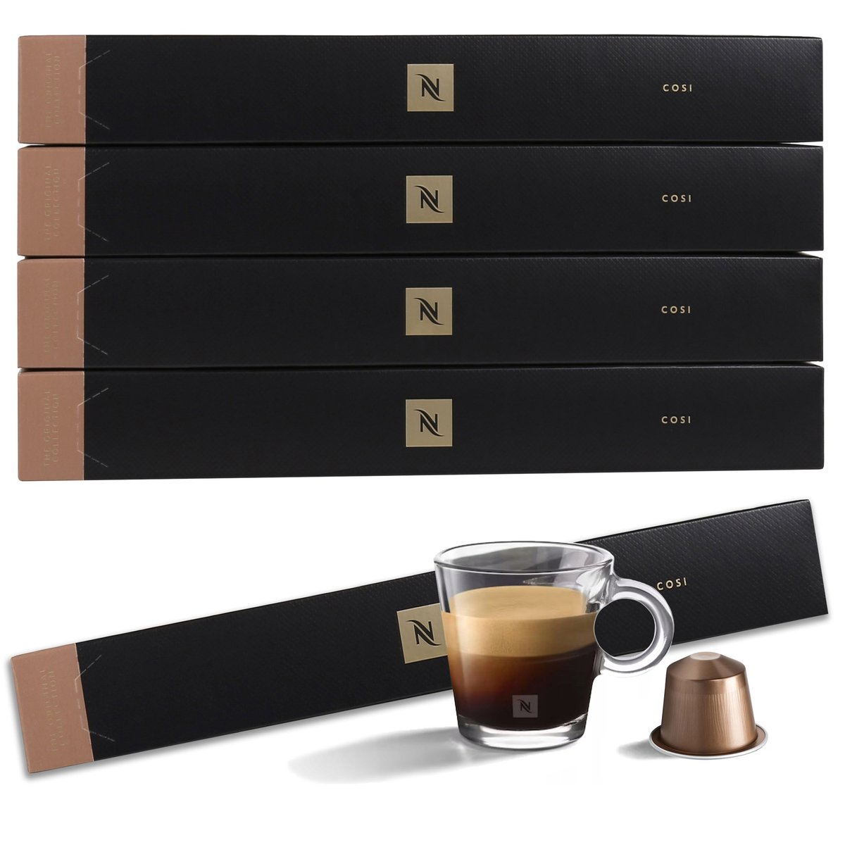 Kawa w kapsułkach o smaku Cosi NESPRESSO 50 kapsułek