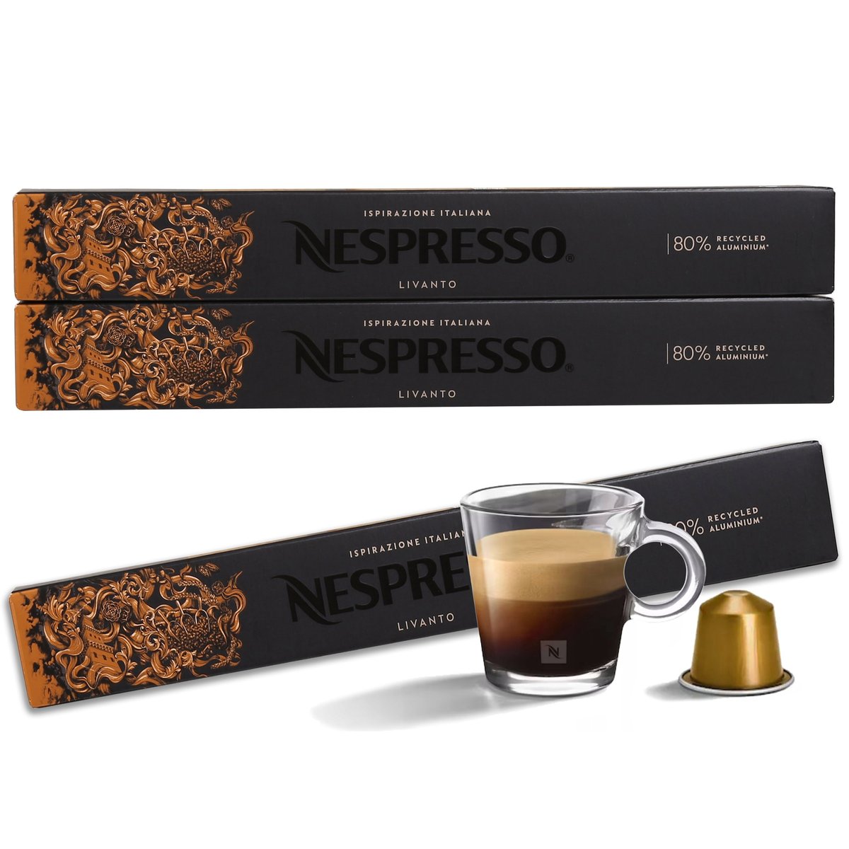 Kawa w kapsułkach o smaku ISPIRAZIONE GENOVA LIVANTO NESPRESSO 30 kapsułek