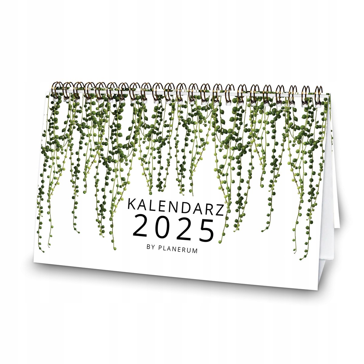 Kalendarz biurkowy 2025 Botaniczny na biurko stojący