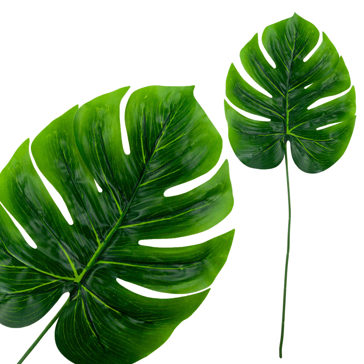 Gałązka Kwiatowa Sztuczna Monstera Liść Monstery