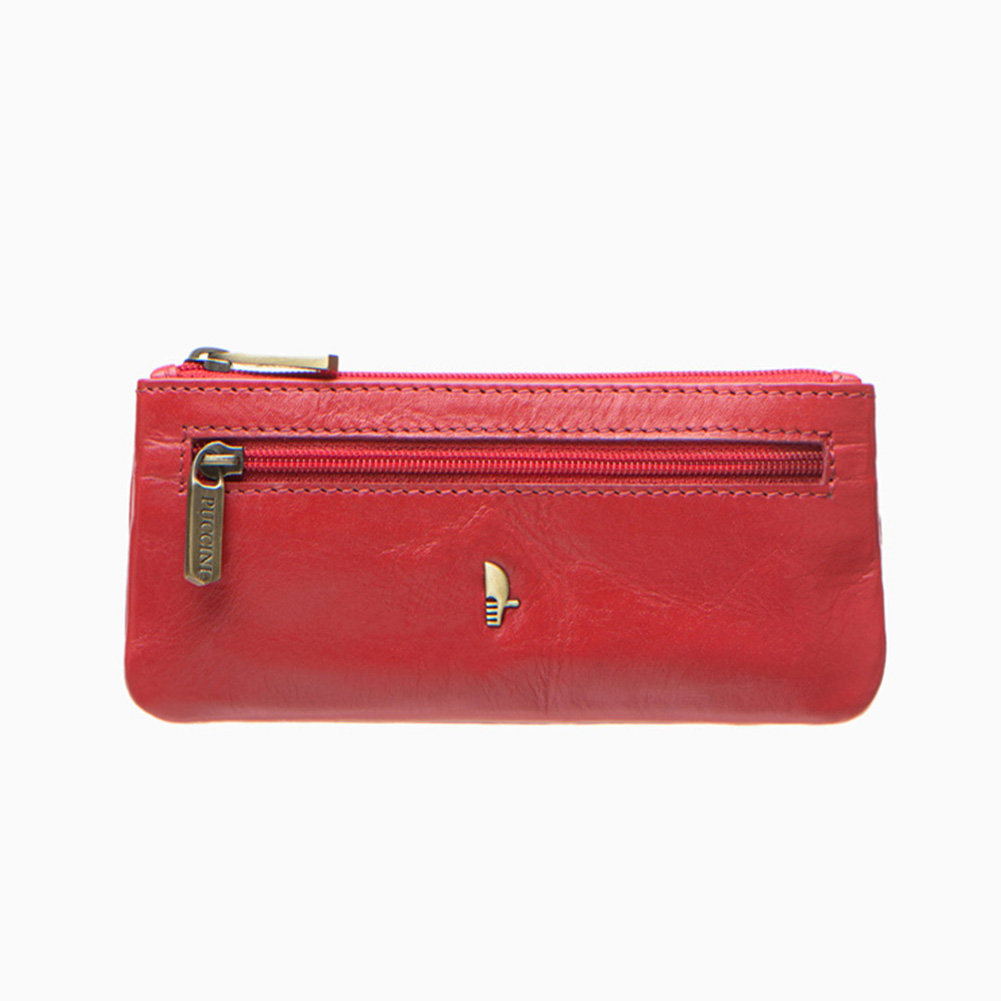 Etui na klucze skórzane PUCCINI MURANO MU309 3E Czerwone