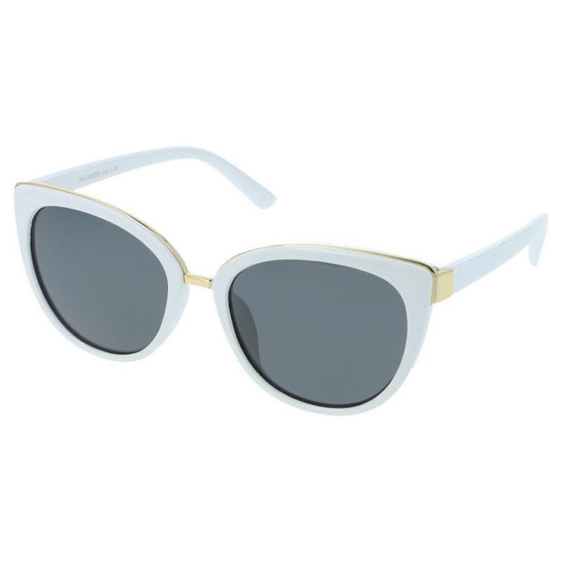 Okulary przeciwsłoneczne damskie z polaryzacją czarne kocie oczy - PZ-818-5