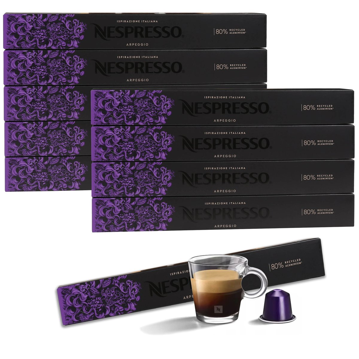 Kawa w kapsułkach o smaku ISPIRAZIONE FIRENZE ARPEGGIO NESPRESSO 100 kapsułek