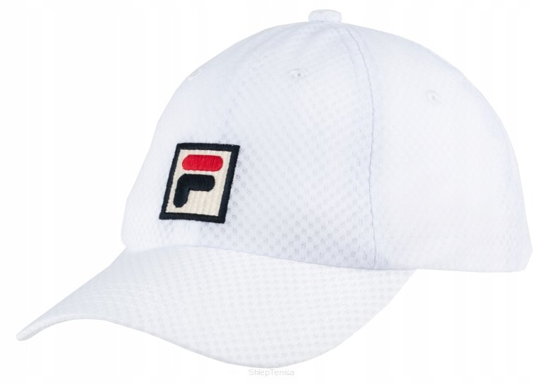 Czapka tenisowa Fila Mesh Cap Sampau biała