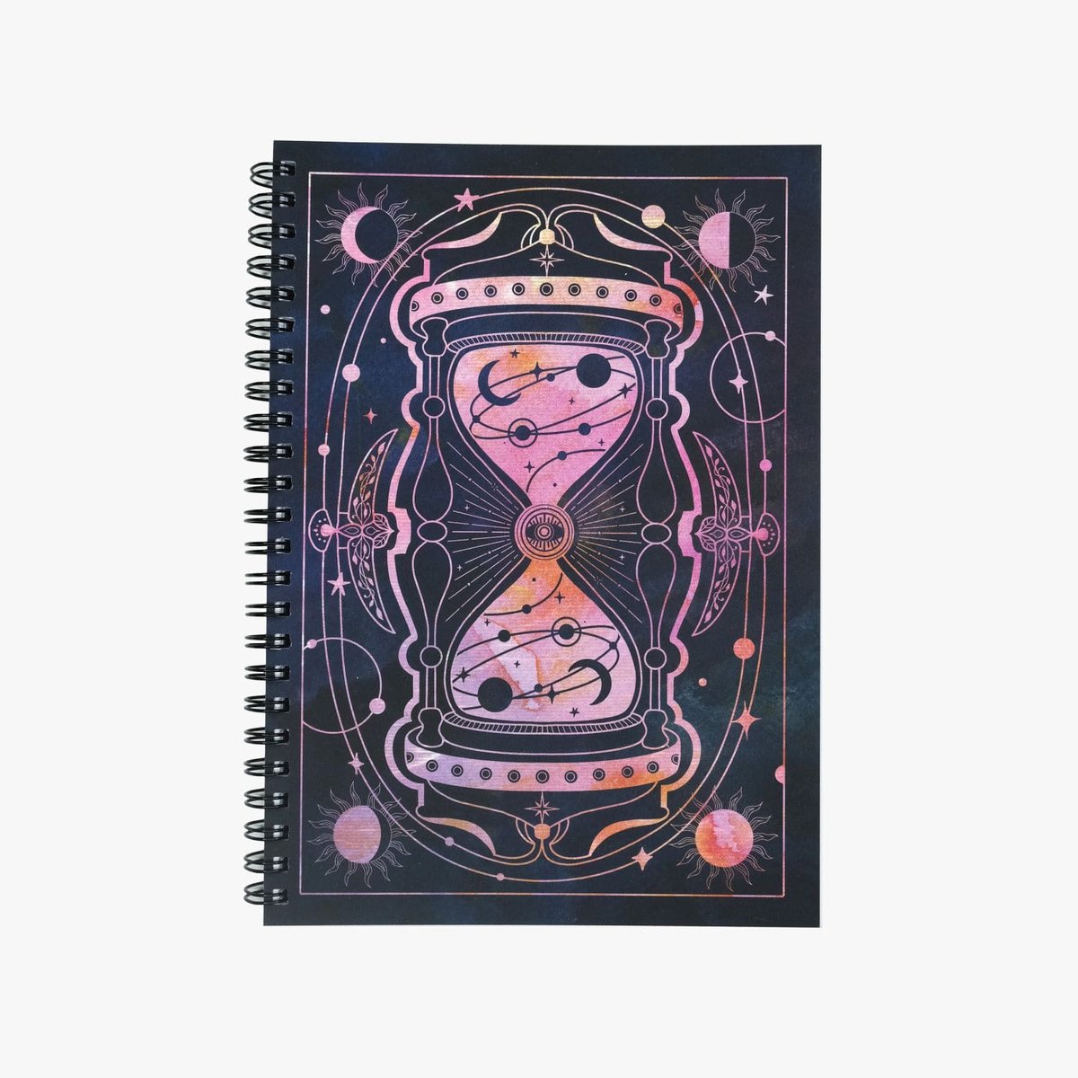 Mystery of Time — kołozeszyt w kropki (A5), miękka oprawa, 120 gsm