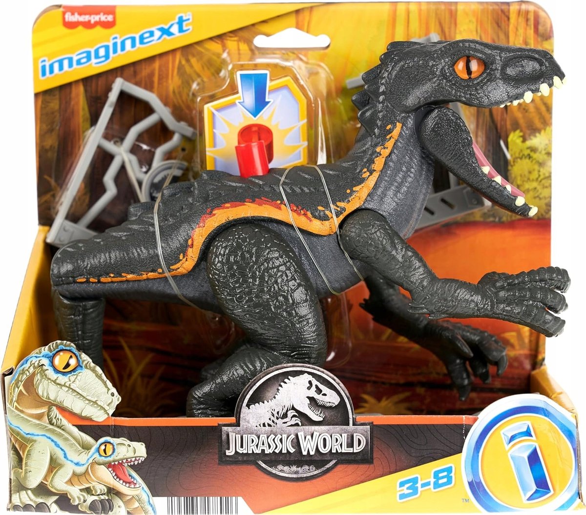 FIGURKA Imaginext Jurassic World Atakujący INDORAPTOR