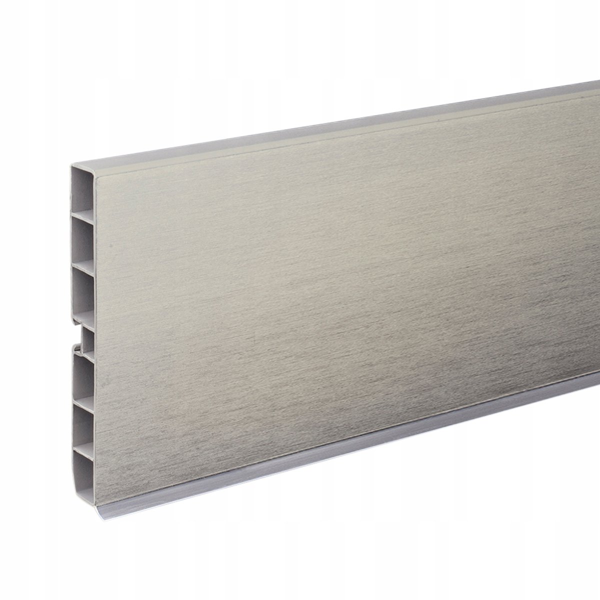 Cokół Meblowy Kuchenny Listwa Cokołowa Meblowa PCV 100mm Inox 1,5mb !!!