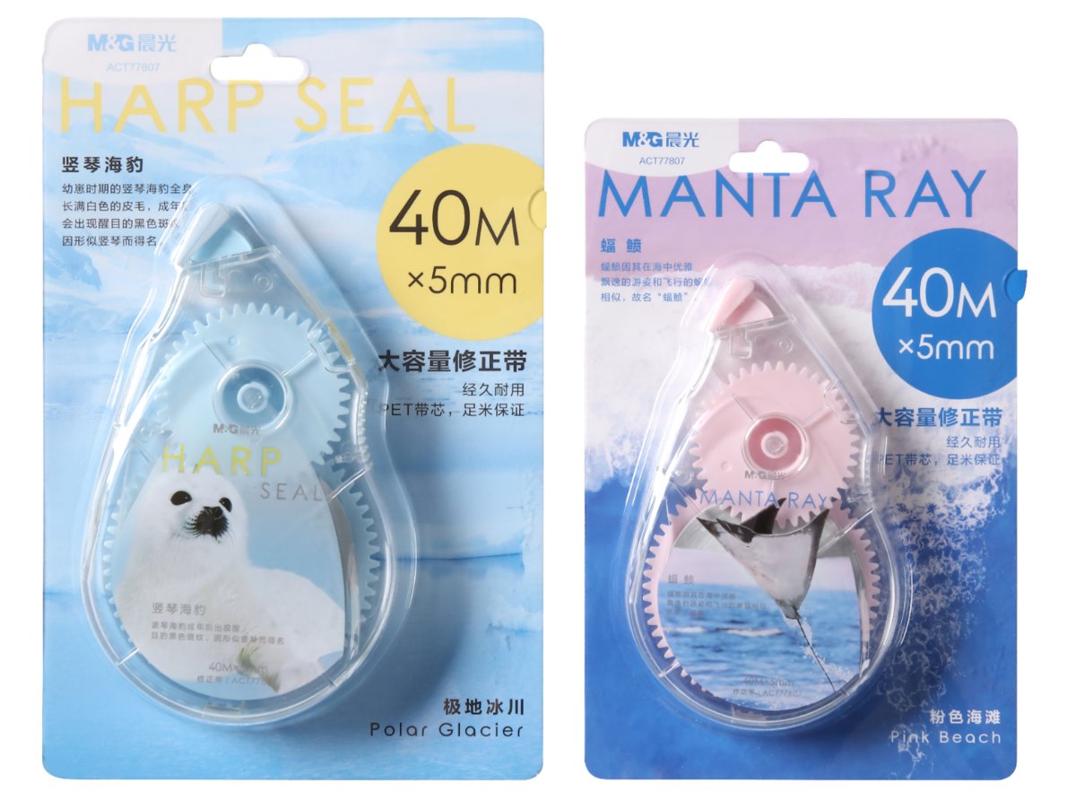 Korektor w taśmie Blue Planet 40mx5mm M&G