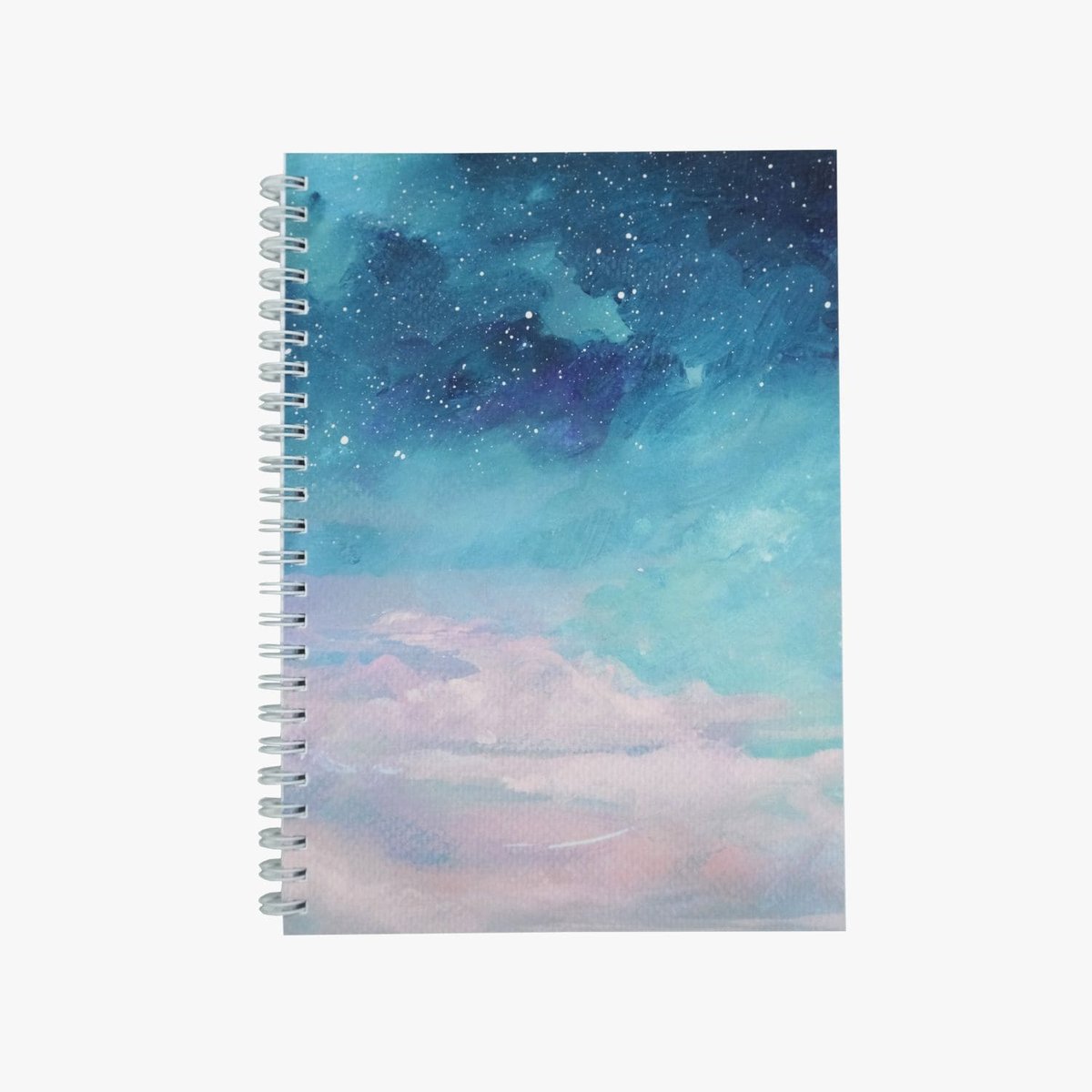 Cotton Sky — kołozeszyt w kropki (A5), miękka oprawa, 120 gsm