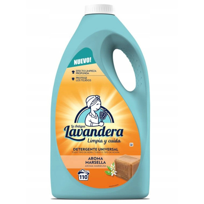 Żel do prania LAVANDERA Aroma Marsella Universal 110 Prań 4,95l