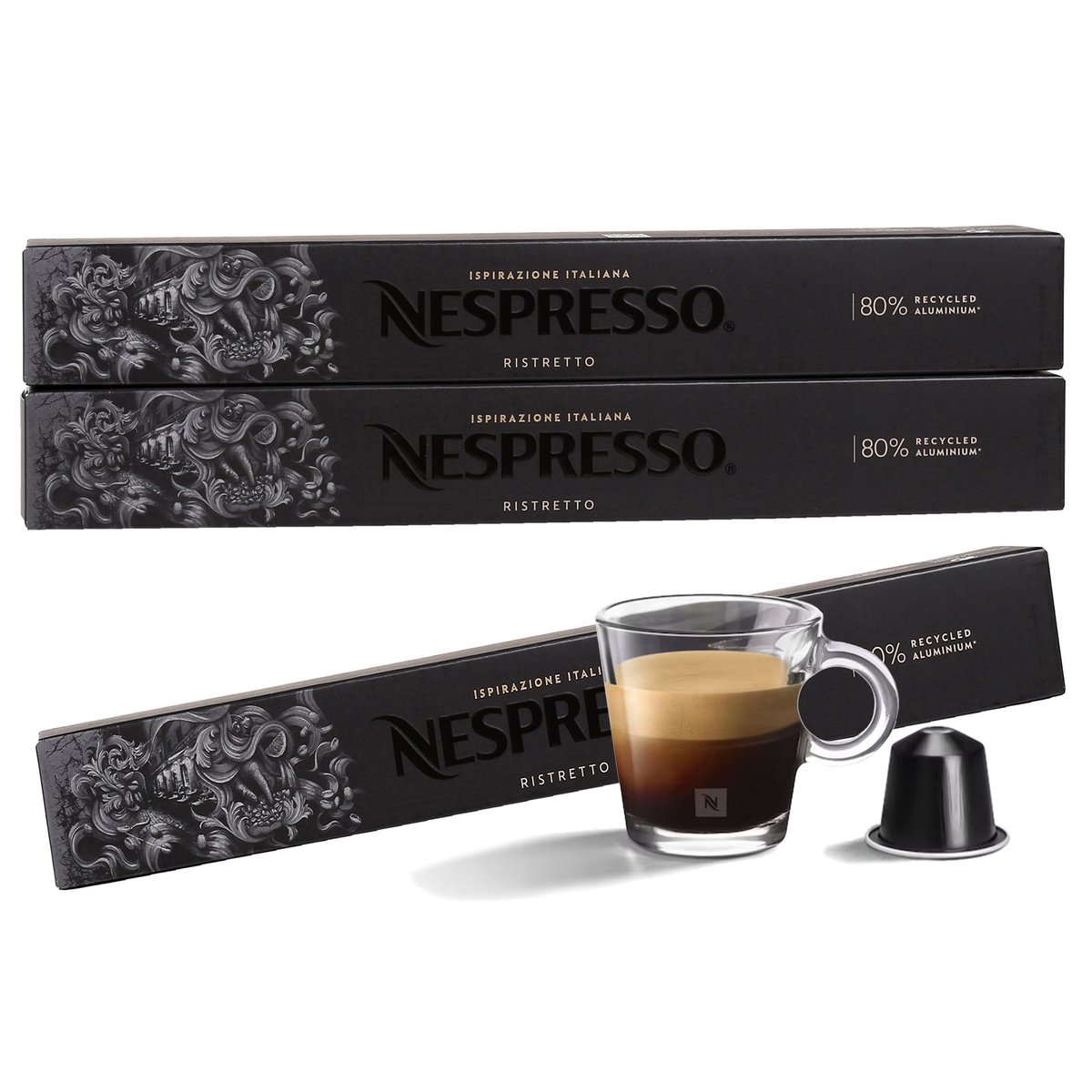 Kawa w kapsułkach o smaku ISPIRAZIONE RISTRETTO ITALIANO NESPRESSO 30 kapsułek