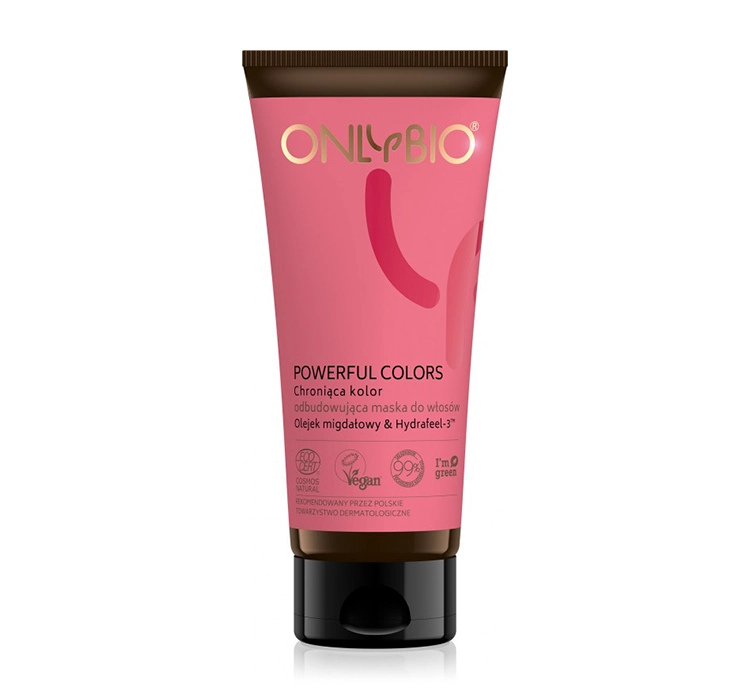 OnlyBio Powerful Colors odbudowująca maska do włosów chroniąca kolor 200ml