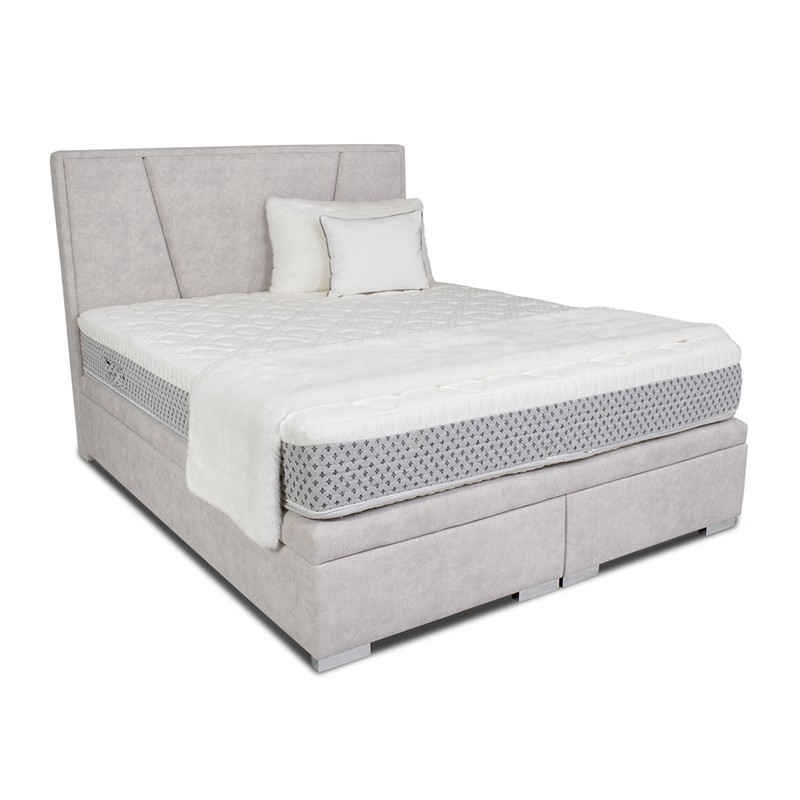 BED DESIGN Łóżko VALERIO DESIGN kontynentalne Rozmiar 160x200 Pojemnik Z pojemnikiem Tkanina Grupa III PS2266_57402