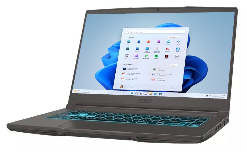 MSI Thin 15 B13UC-2203XPL - i7-13620H | 15,6'' | 32GB | 2TB | W11 | RTX 3050
