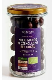 Kulki Mango W Czekoladzie BEZ Dodatku CukrÓw Bezglutenowe BIO 300 g - Biossom