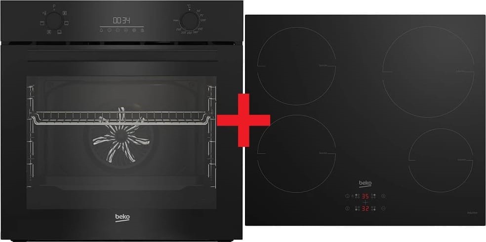 Zestaw piekarnik i płyta Beko BBSE17300B
