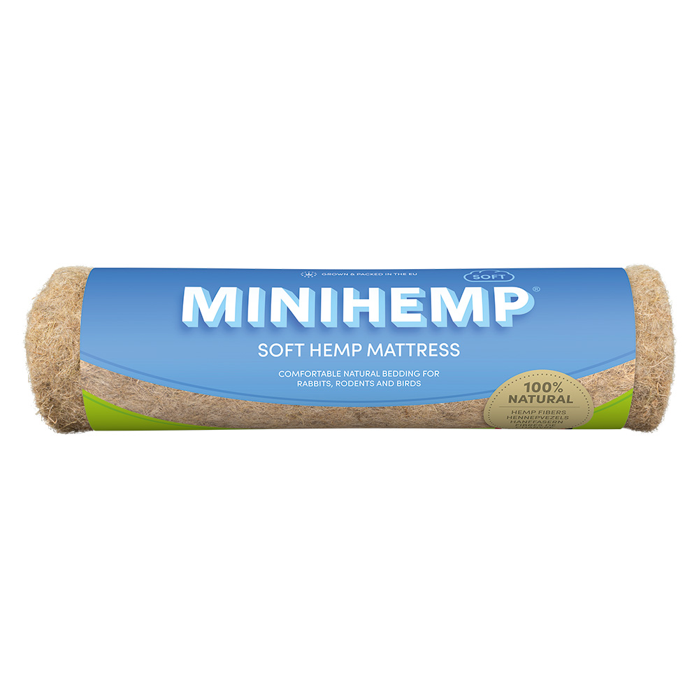 MiniHemp Soft Materac konopny - 2 sztuki 40 x 100 cm