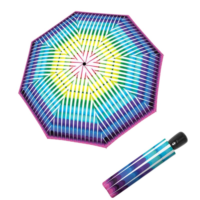 Modern Art Magic Cattle - w pełni automatyczny parasol damski