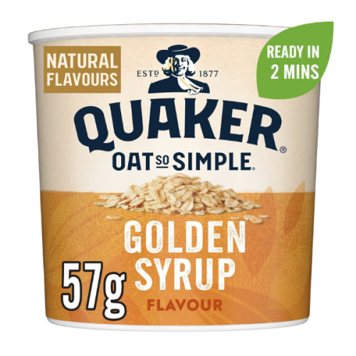 Płatki owsiane Quaker Golden Syrup 57g