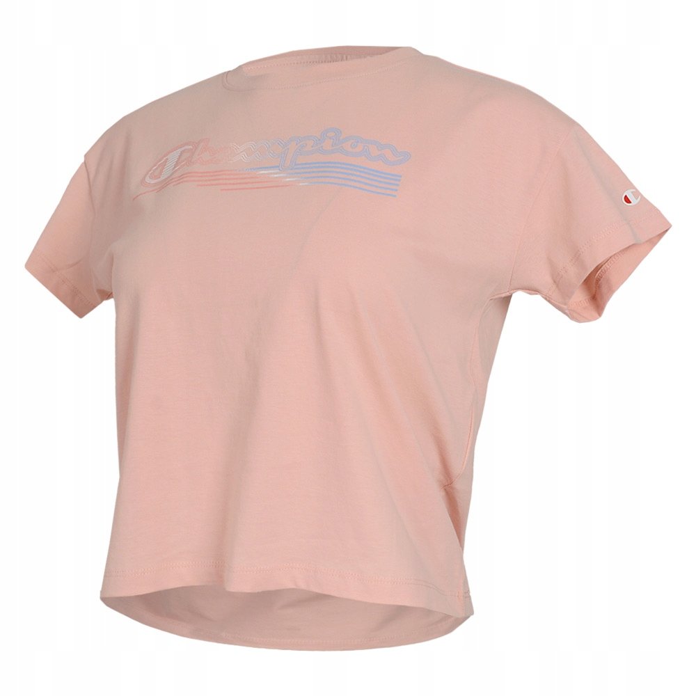 Champion Koszulka Damska Crop Top 115148 Róż Xs