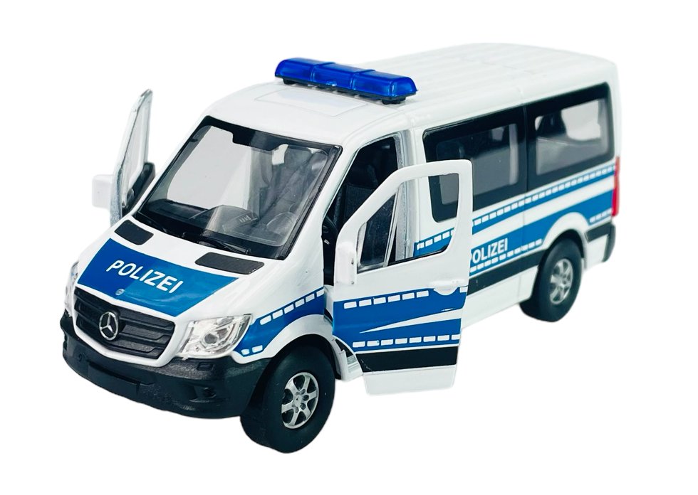 WELLY MERCEDES-BENZ SPRINTER TRAVELINER POLICJA NIEMIECKA 1:34