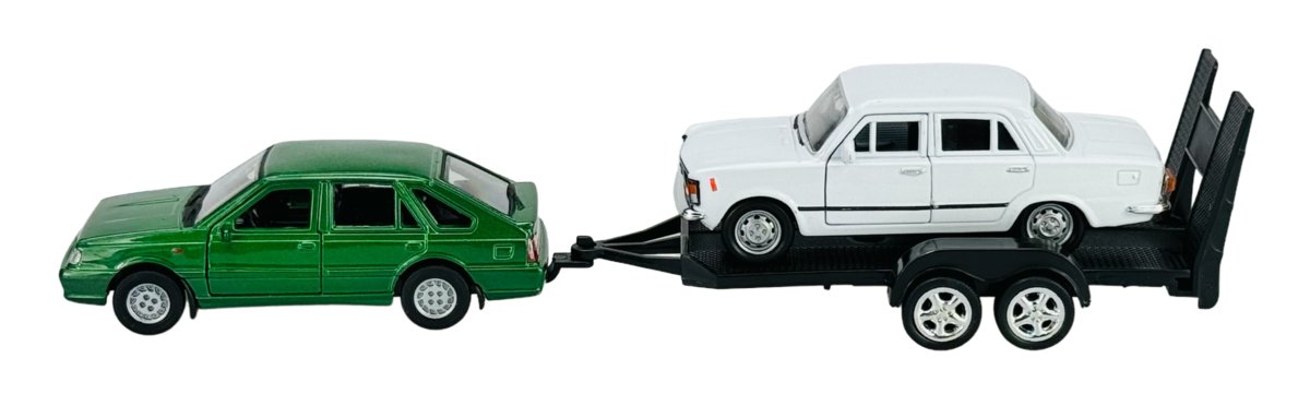 WELLY 2-PACK POLONEZ CARO PLUS + FIAT 125p 1:34
