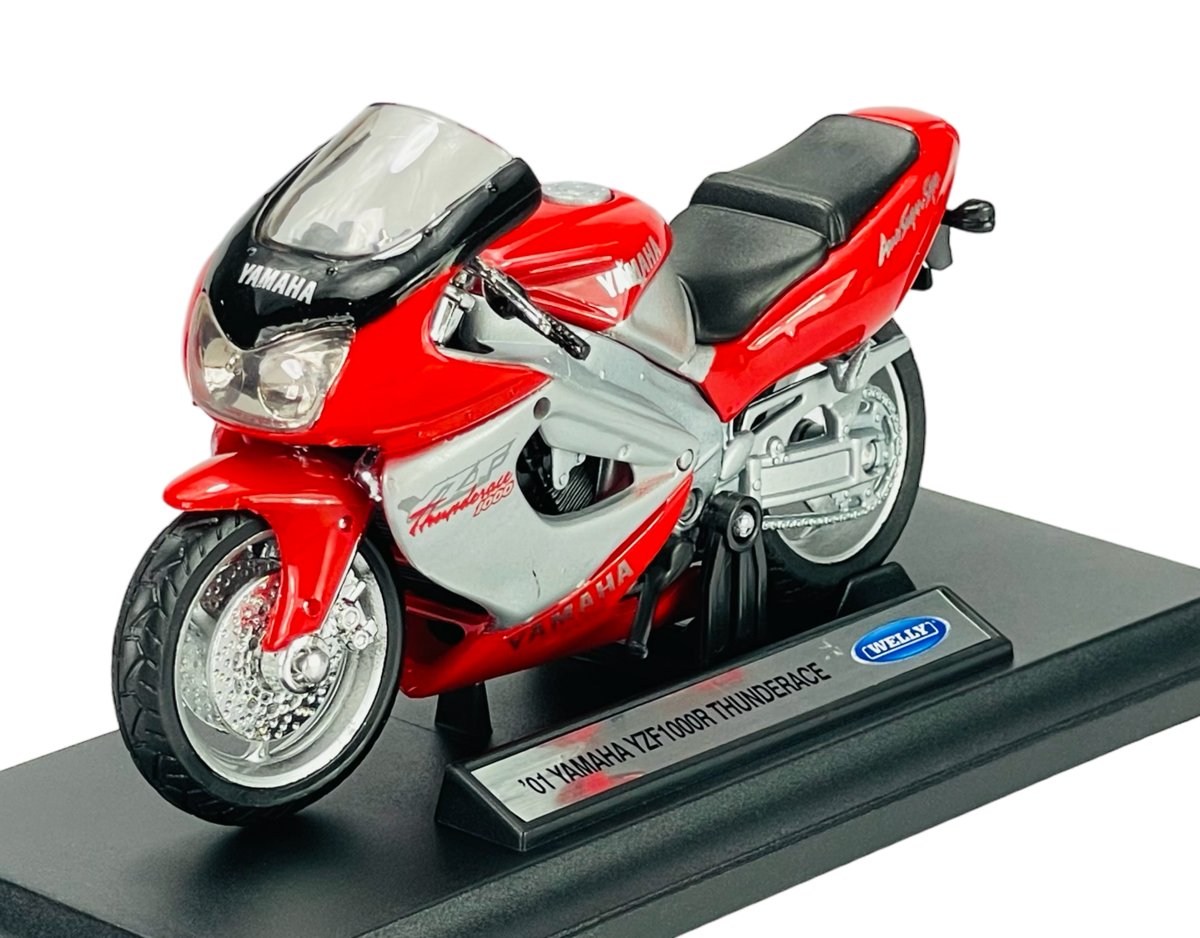WELLY '01 YAMAHA YZF1000R THUNDERACE 1:18 12154