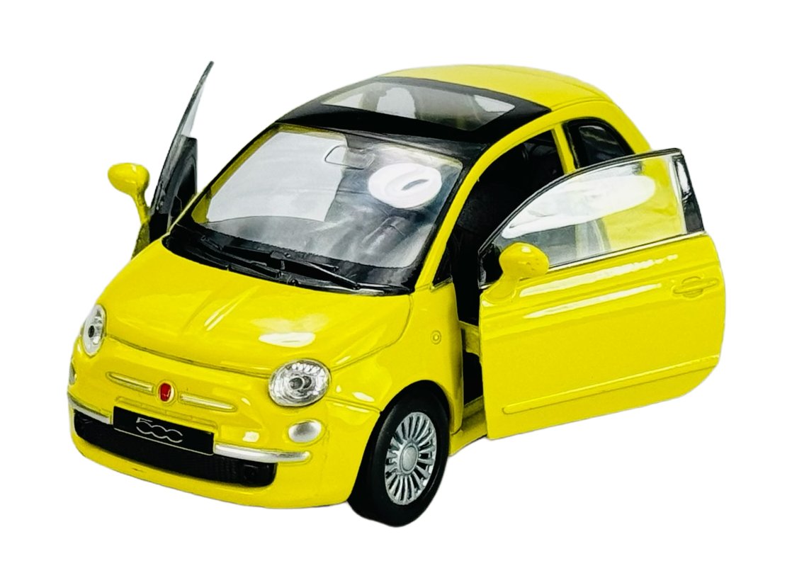 WELLY FIAT 500 ŻÓŁTY 1:34 43605
