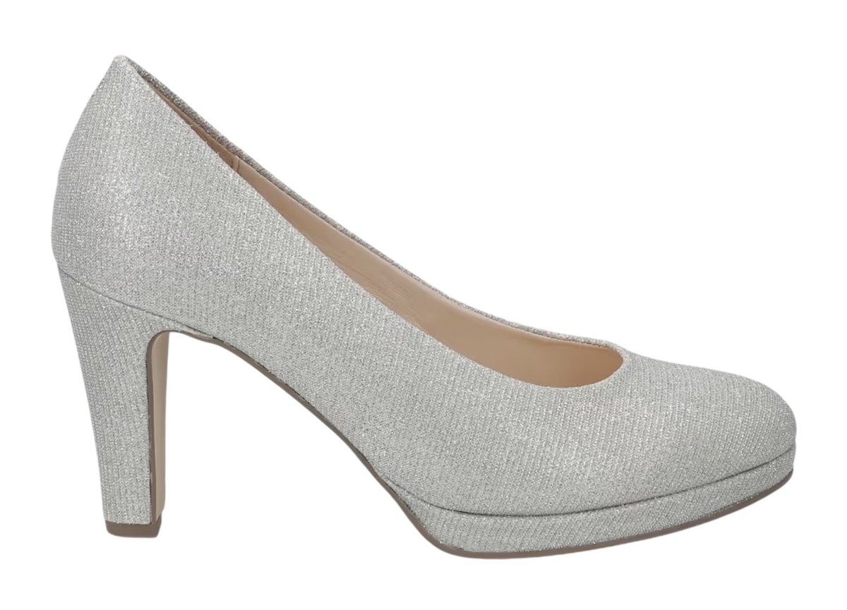 Buty damskie czółenka srebrne Gabor rozmiar 37