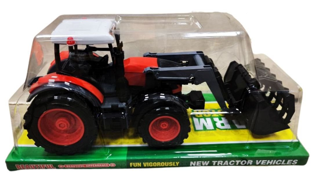 Zabawka traktor z turem dla chłopca 1884